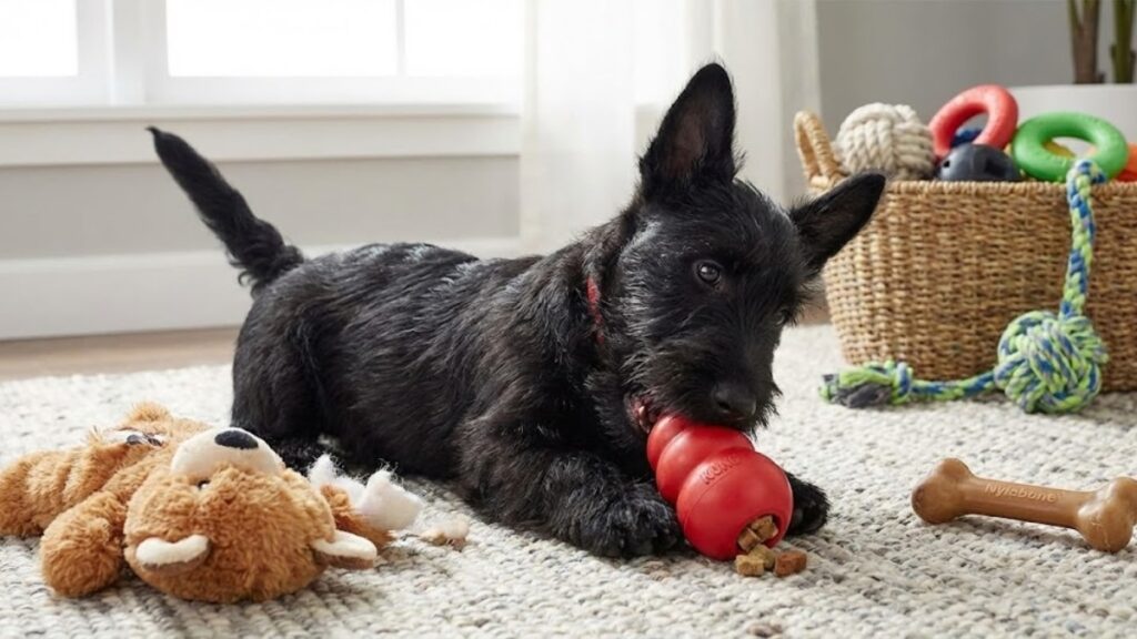 Best Toys for Scottish Terrier Puppies that Chew A Lot