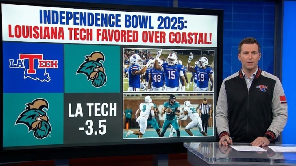Independence Bowl 2025 Louisiana Tech Favored Over Coastal!