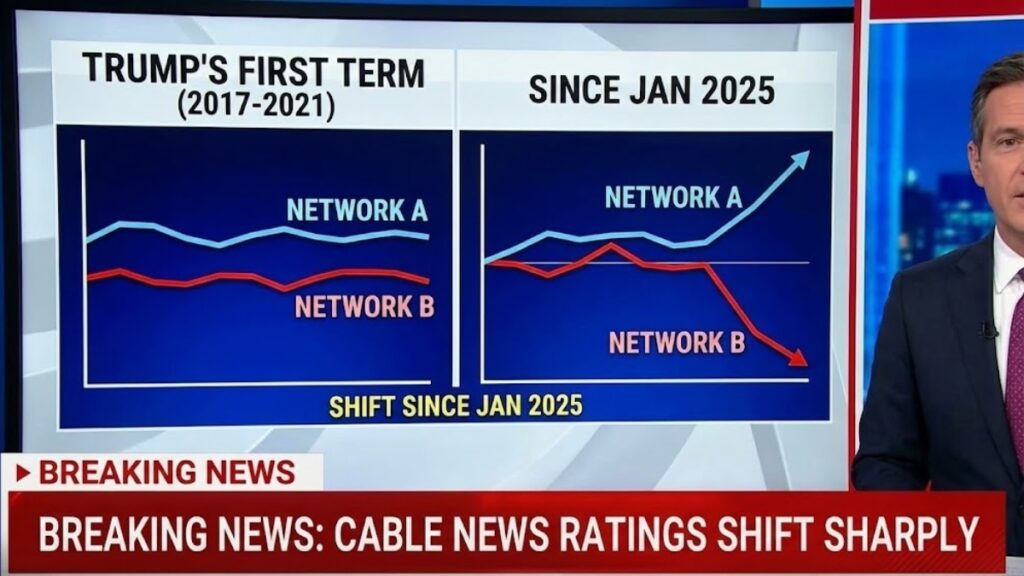 Cable News Ratings Shift Sharply Since Trump’s First Term TV